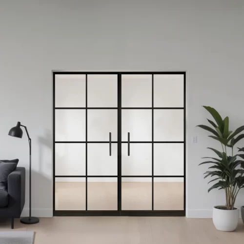 premium dubbele steellookdeur - model 4