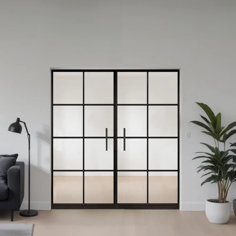 premium dubbele steellookdeur - model 4